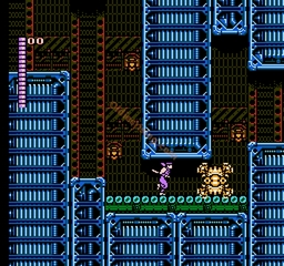 une photo d'Ã©cran de Blue Shadow sur Nintendo Nes
